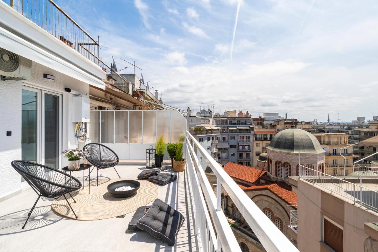 Ares Penthouse Apartamento Tessalónica Exterior foto